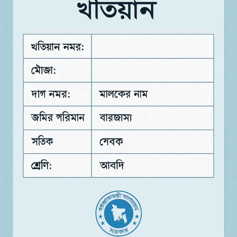 খতিয়ান কী, কিভাবে সংগ্রহ করবেন: সম্পূর্ণ গাইড
